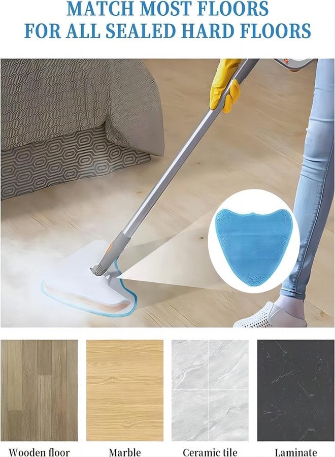 Planially 6 Pack Reusable Replacement Refills Steam Mop Pads Compatible with Hoover WH01100 WH20200, Microfiber Washable Cleaning Pads Fits for Vax S2 S2C S3 S3S, 12.6×8.7Inch - Image 4